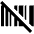 Barcode Off Icon from Outlined Line - Material Pro Set