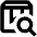 Box Search Icon from Outlined Line - Material Pro Set