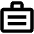 Briefcase Icon from Outlined Line - Material Pro Set