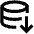 Database Download Icon from Outlined Line - Material Pro Set