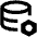 Database Setting Bolt Icon from Outlined Line - Material Pro Set