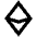 Ethereum Icon from Outlined Line - Material Pro Set