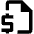 Finance Document Icon from Outlined Line - Material Pro Set