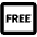 Free Square Icon from Outlined Line - Material Pro Set