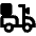 Motorcycle Delivery Icon from Outlined Line - Material Pro Set