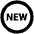 New Circle Icon from Outlined Line - Material Pro Set