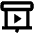 Projector Screen Icon from Outlined Line - Material Pro Set