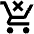 Remove Shopping Cart Icon from Outlined Line - Material Pro Set
