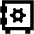 Safe Icon from Outlined Line - Material Pro Set