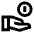 Share Coin Icon from Outlined Line - Material Pro Set