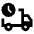 Shipping Truck Icon from Outlined Line - Material Pro Set