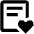 Wishlist Icon from Outlined Line - Material Pro Set