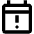 Calendar Important Icon from Outlined Line - Material Pro Set