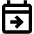 Calendar Jump To Date Icon from Outlined Line - Material Pro Set