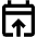 Calendar Upload Icon from Outlined Line - Material Pro Set