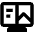 Code Monitor Icon from Outlined Line - Material Pro Set