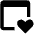 Web Asset Heart Icon from Outlined Line - Material Pro Set