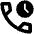 Call Duration Icon from Outlined Line - Material Pro Set