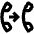 Call Forwarding Icon from Outlined Line - Material Pro Set
