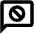 Chat Block Icon from Outlined Line - Material Pro Set