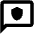 Chat Protect Icon from Outlined Line - Material Pro Set
