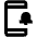 Phone Alarm Icon from Outlined Line - Material Pro Set