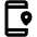 Phone Location Icon from Outlined Line - Material Pro Set