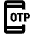 Phone Otp Icon from Outlined Line - Material Pro Set