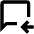 Previous Comment Icon from Outlined Line - Material Pro Set