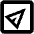 Send Square Icon from Outlined Line - Material Pro Set