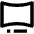Ar Screen Curved Icon from Outlined Line - Material Pro Set