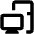 Computer Desktop Icon from Outlined Line - Material Pro Set