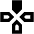 Gamepad Up Icon from Outlined Line - Material Pro Set