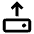 Harddisk Upload Icon from Outlined Line - Material Pro Set