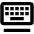 Keyboard Floating Icon from Outlined Line - Material Pro Set