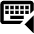 Keyboard One Hand Left Icon from Outlined Line - Material Pro Set