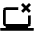 Laptop Remove Icon from Outlined Line - Material Pro Set