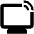 Monitor Wireless Icon from Outlined Line - Material Pro Set