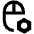 Mouse Setting Bolt Icon from Outlined Line - Material Pro Set