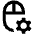 Mouse Setting Gear Icon from Outlined Line - Material Pro Set