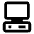 Retro Computer Icon from Outlined Line - Material Pro Set
