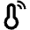 Thermostat Wireless Icon from Outlined Line - Material Pro Set