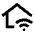 Home Wifi Icon from Outlined Line - Material Pro Set