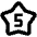 5 Star Icon from Outlined Line - Material Pro Set