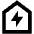 Eco House Icon from Outlined Line - Material Pro Set