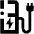Electric Alert Icon from Outlined Line - Material Pro Set
