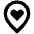 Favorite Location Icon from Outlined Line - Material Pro Set