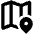 Map Location Icon from Outlined Line - Material Pro Set