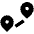Pins Distance Icon from Outlined Line - Material Pro Set