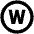 West Circle Icon from Outlined Line - Material Pro Set
